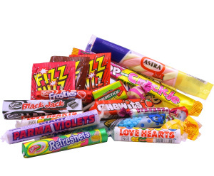 An assortment of candy.